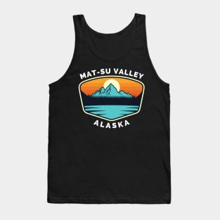 Mat-Su Valley Ski Snowboard Mountain Alaska Mat-Su - Mat-Su Valley Alaska - Travel Tank Top